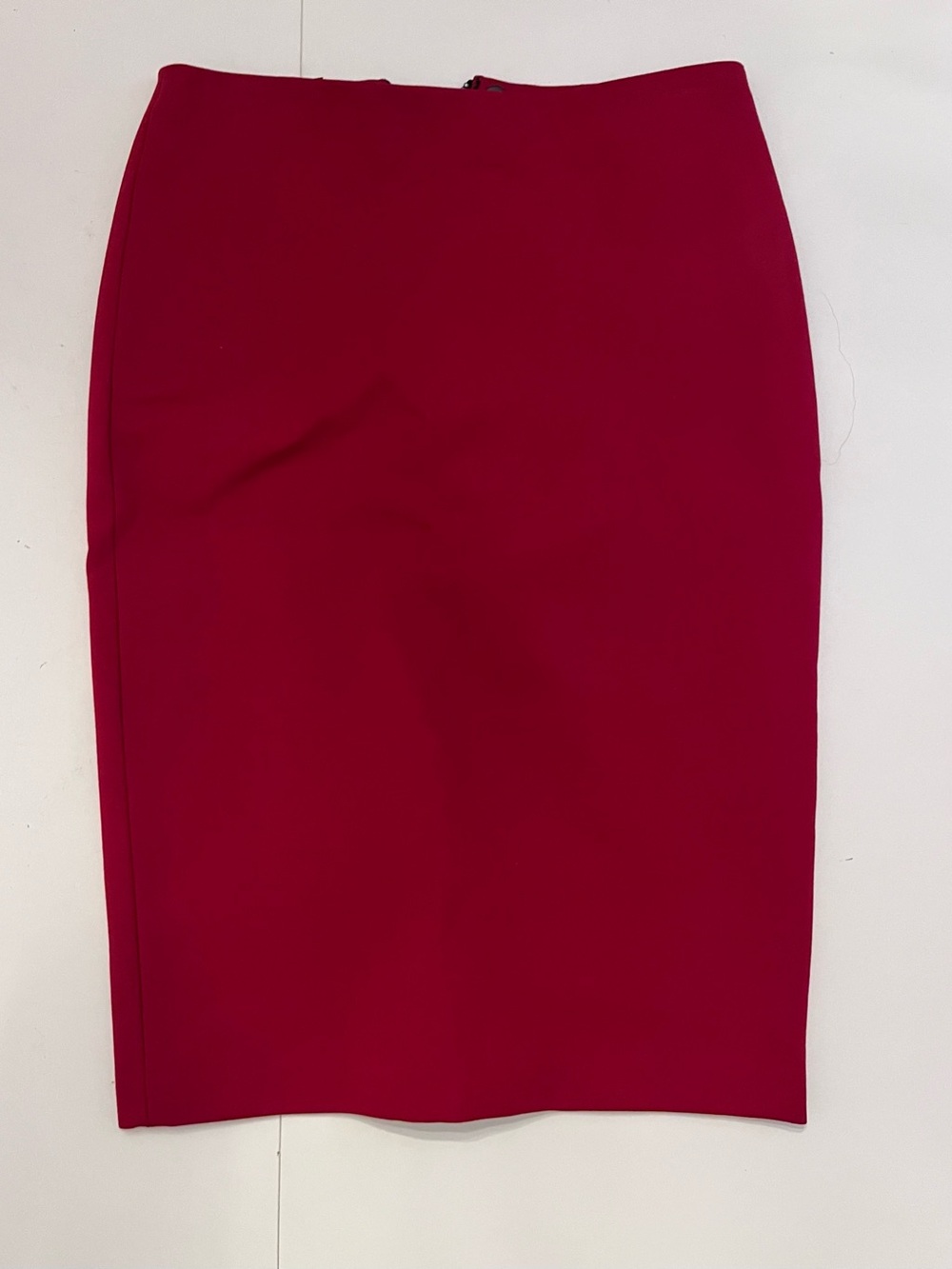 Danier Deep Red Pencil Skirt - Sleek Sheath
